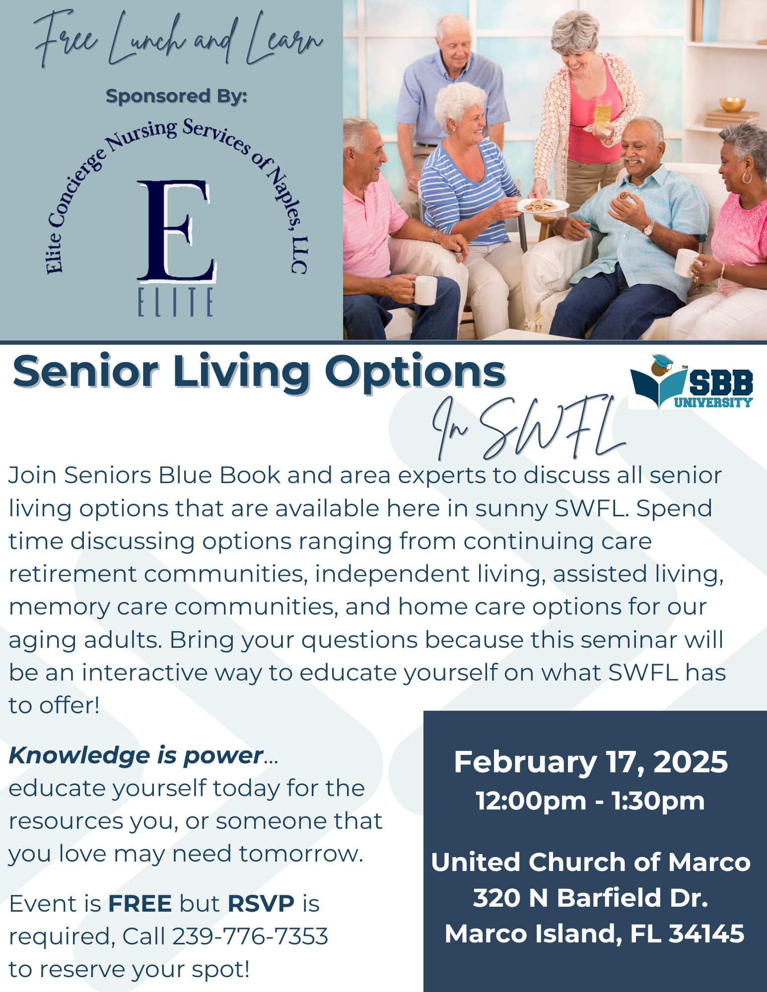 SBBU Presents : Senior Living Options in SWFL